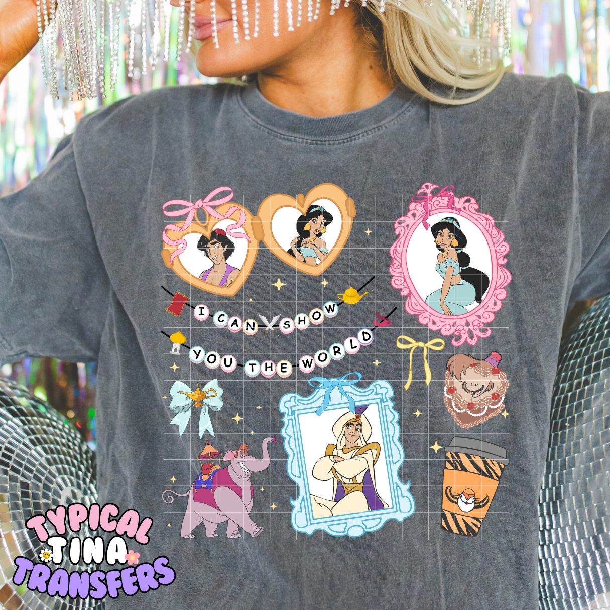 Friendship Bracelet Show you the World | DTF Screen Print | POD