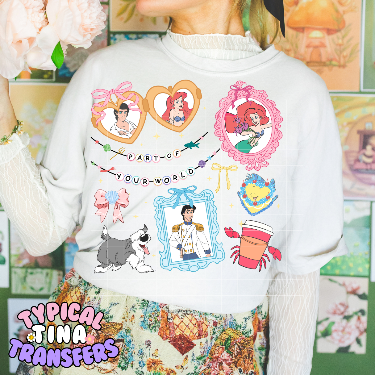 Friendship Bracelet Part of your world | DTF Screen Print | POD