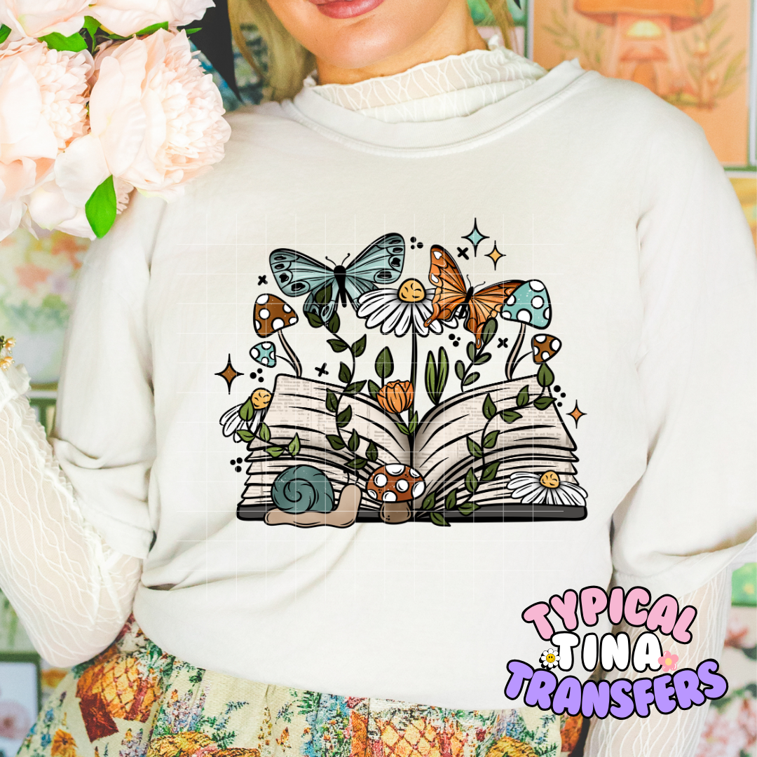 Butterfly Books | DTF Screen Print | POD