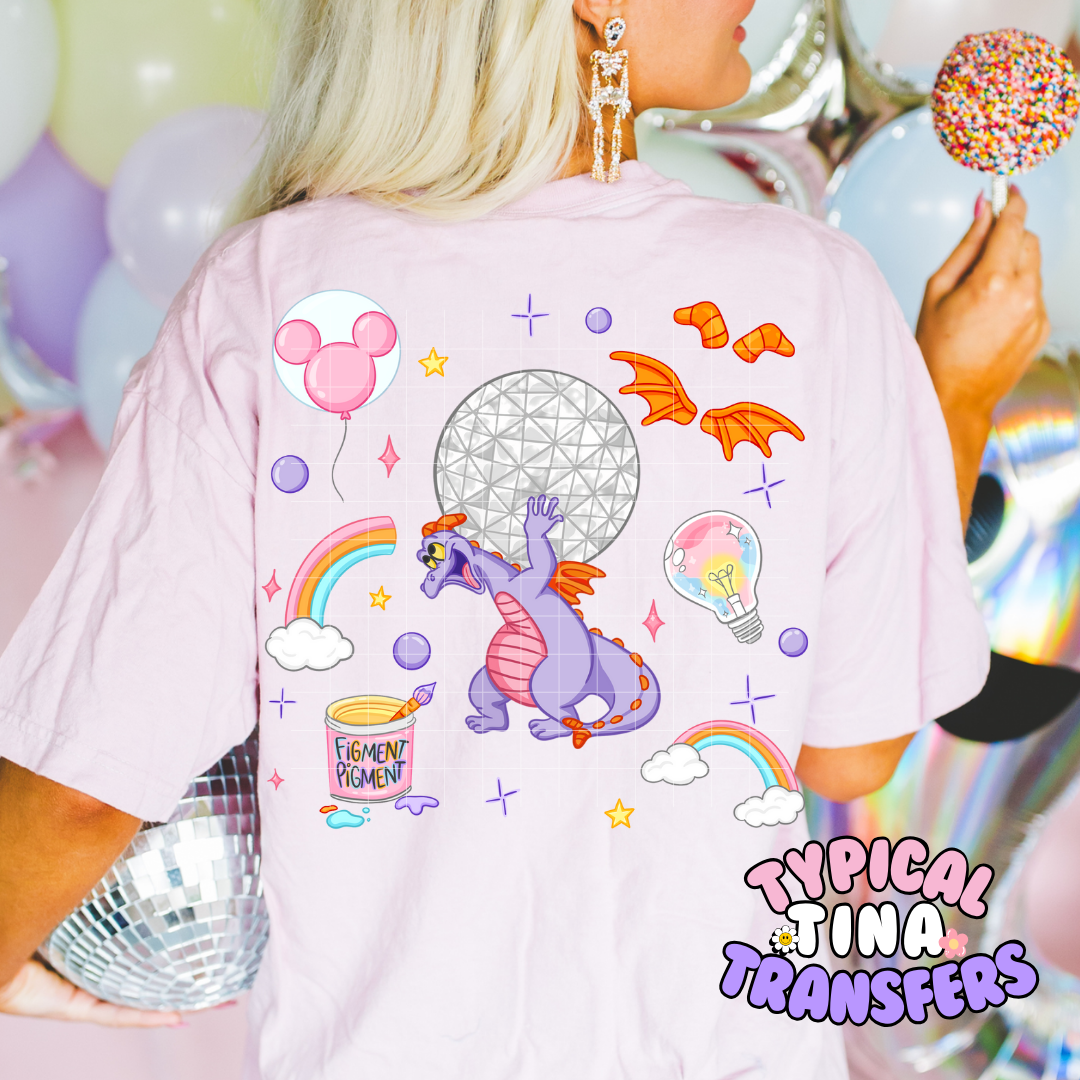 Figment ... no outline | DTF Screen Print | POD