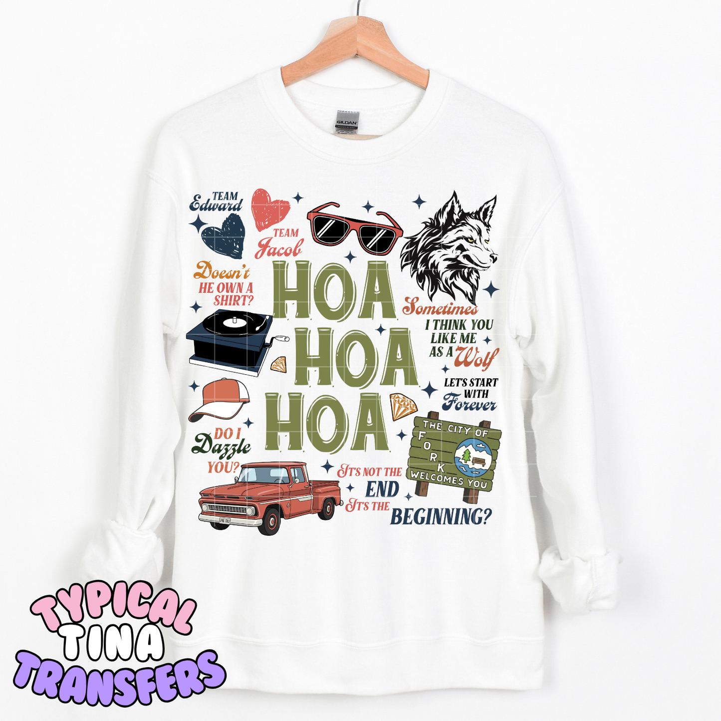 HOA Vampire Movie (old school truck) | DTF Transfer | POD