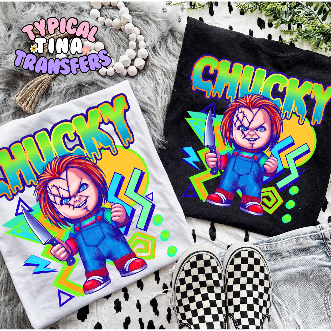 Chuck Neon 90 | DTF Screen Print | POD- choose design (Copy)