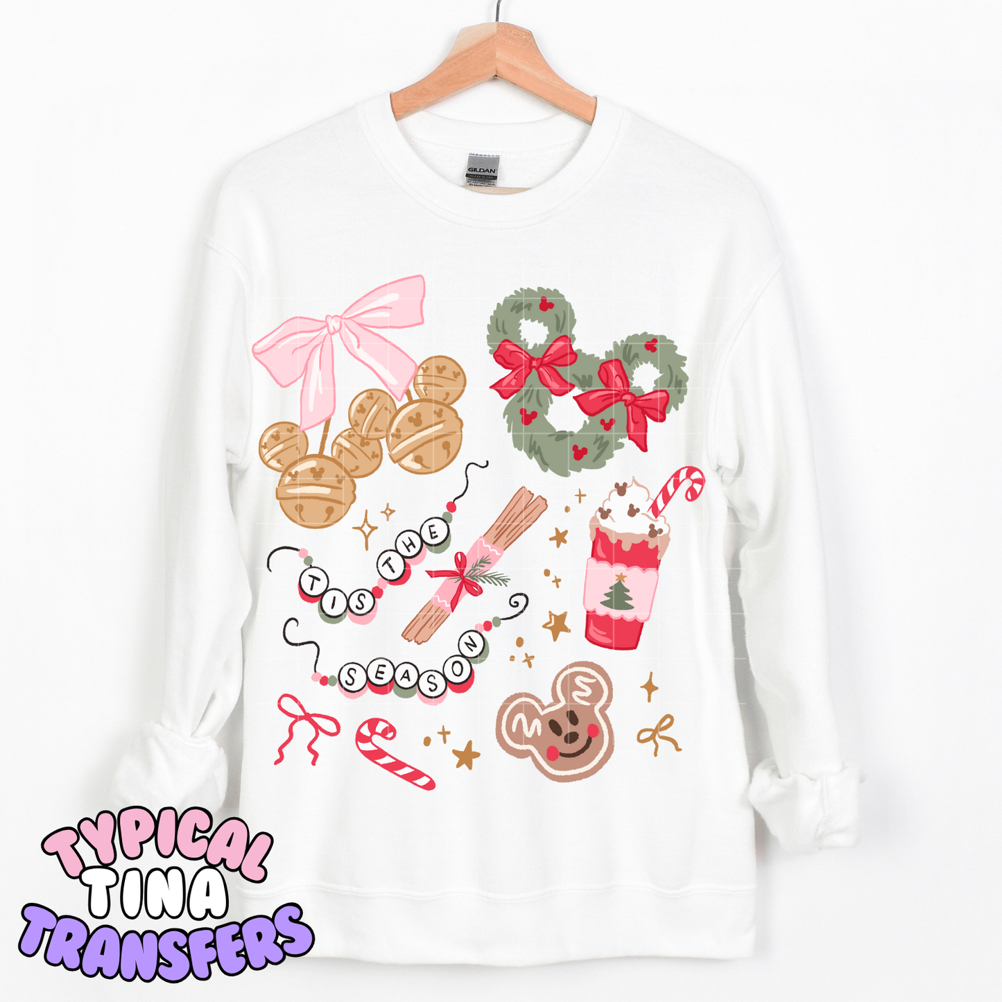 Holiday Magic tis the season mainstreet essentials | DTF Transfer | POD