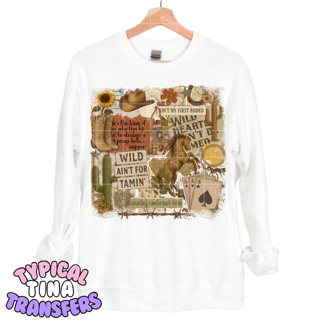 Wild Ain't for Tamin | DTF Transfers | POD