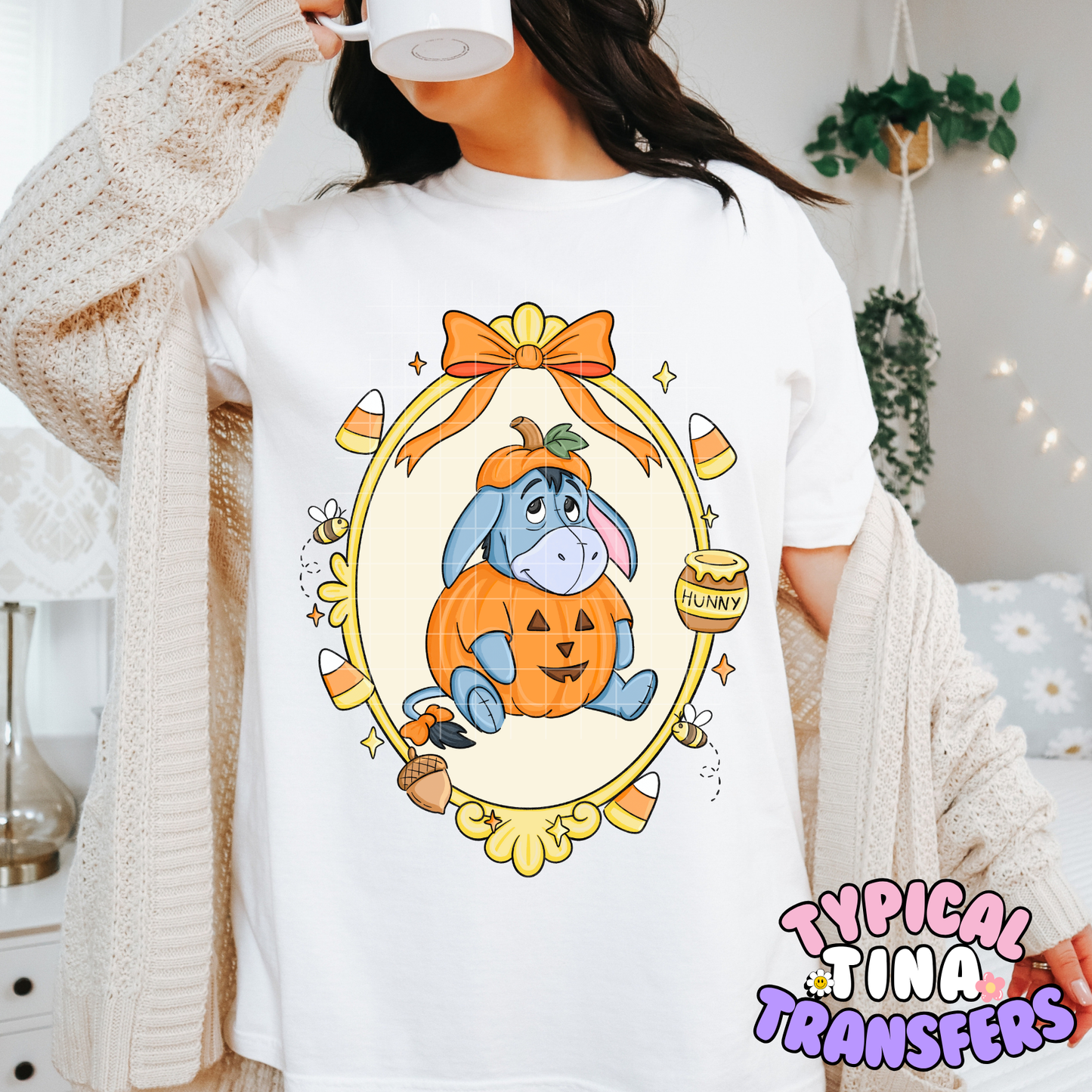 Halloween E-ore Pumpkin Frame | DTF Transfer | POD