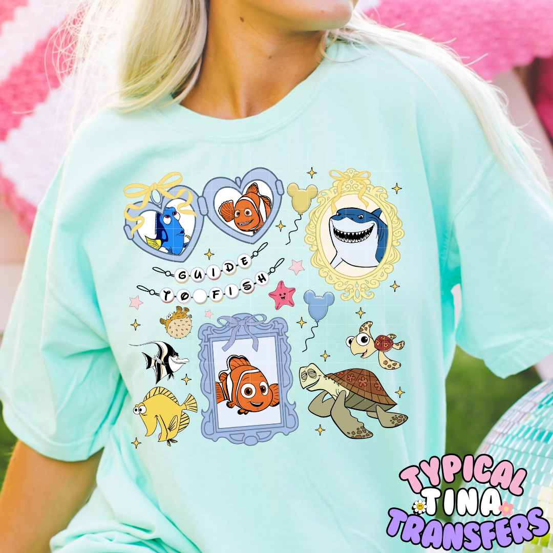 Fish Bracelet | DTF Screen Print | POD