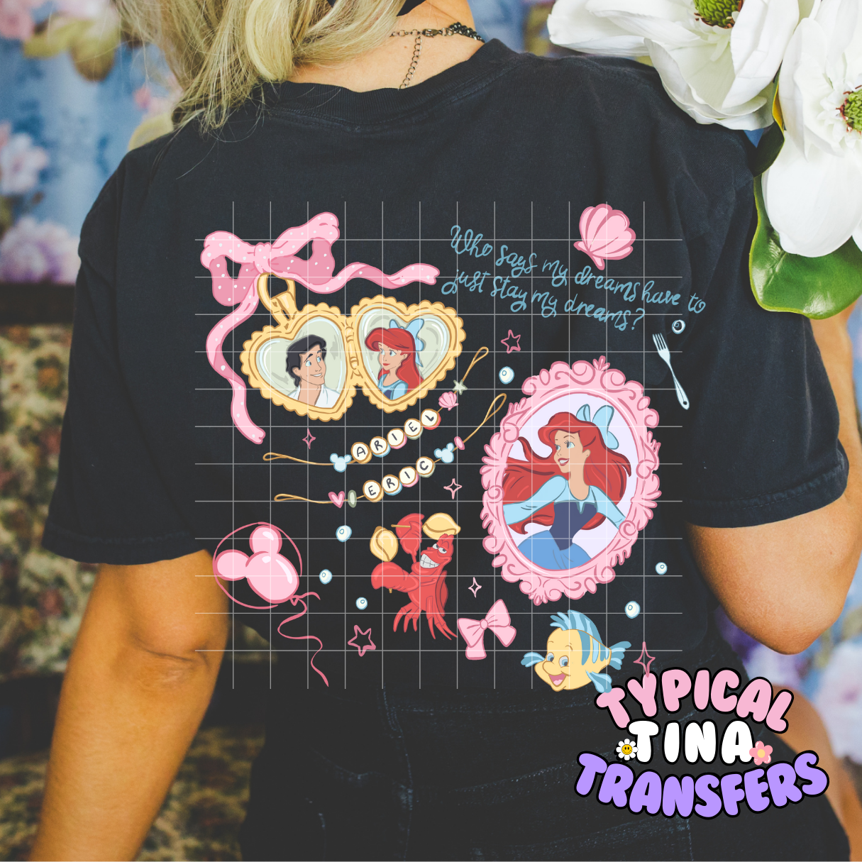 Friendship Bracelet Mermaid | DTF Screen Print | POD