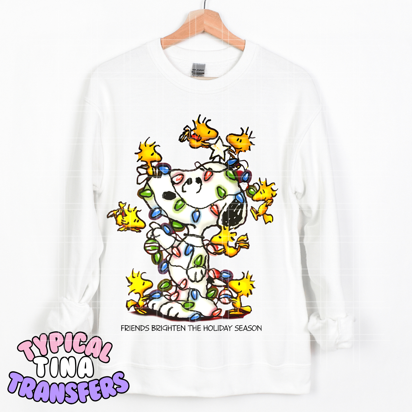 Sno-p Tangled Christmas lights | DTF Transfer | POD