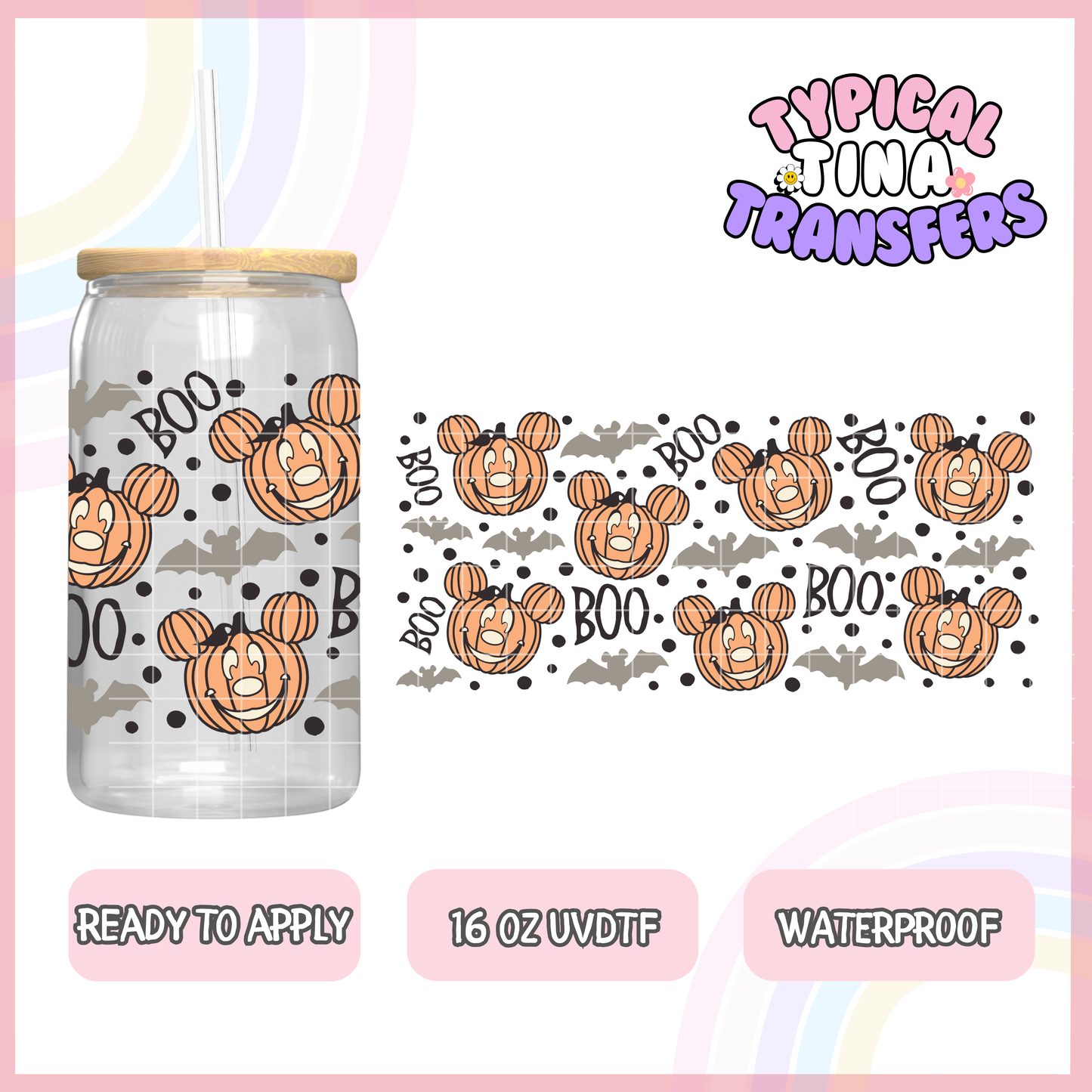 UVDTF #580 | 16oz UVDTF Wrap | POD