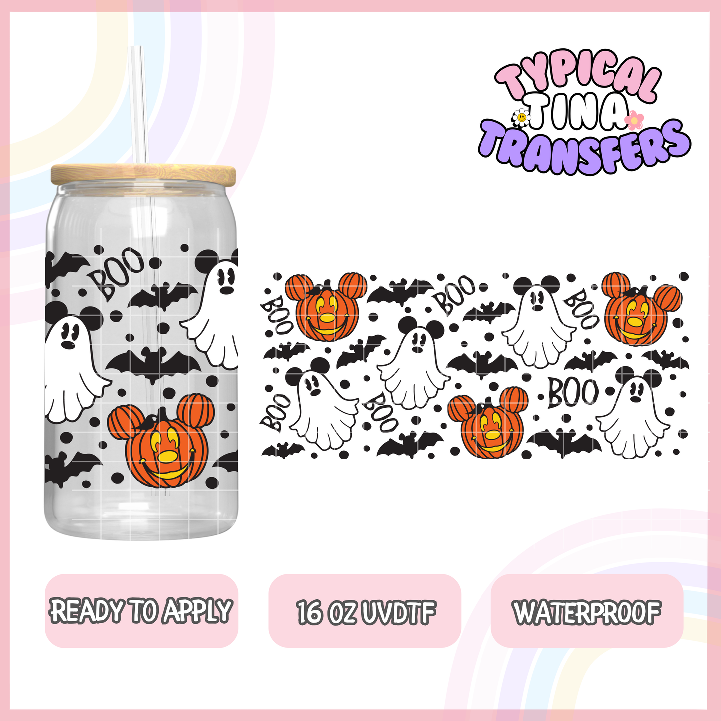 UVDTF #586 | 16oz UVDTF Wrap | POD