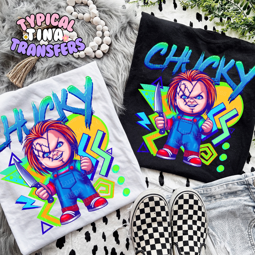 Chuck Neon 90 | DTF Screen Print | POD- choose design (Copy)