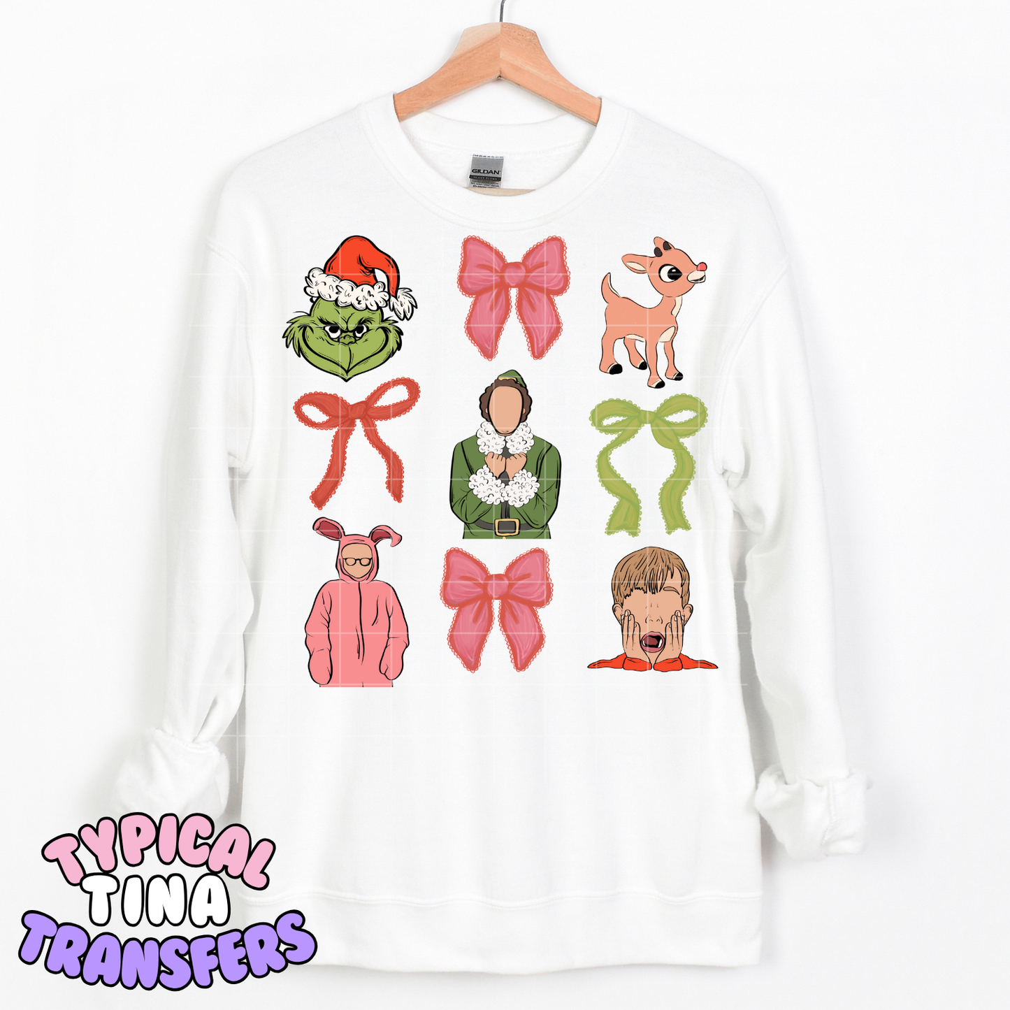 Coquette Christmas Icons | DTF Transfer | POD
