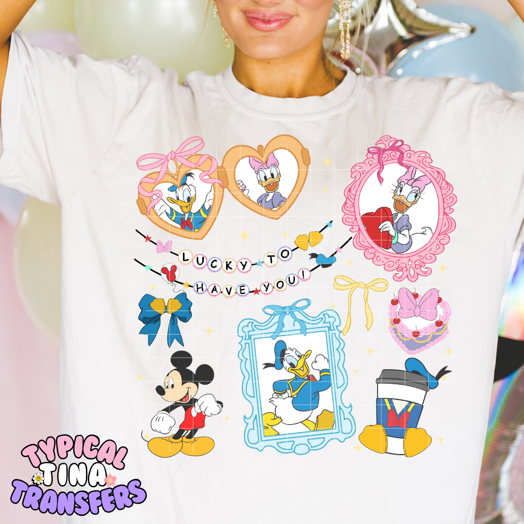 Friendship Bracelet D&D Duck cup | DTF Screen Print | POD