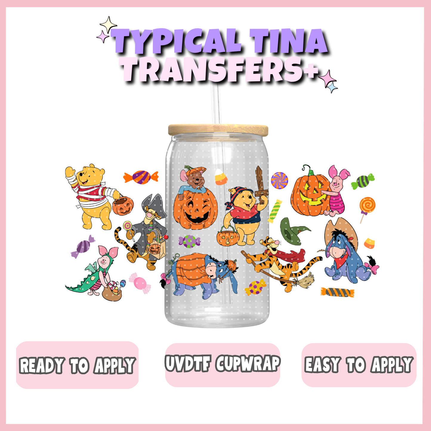UVDTF #606 | 16oz UVDTF Wrap | POD