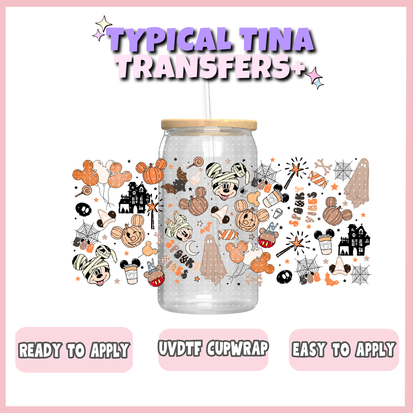 UVDTF #782 | 16oz UVDTF Wrap | POD