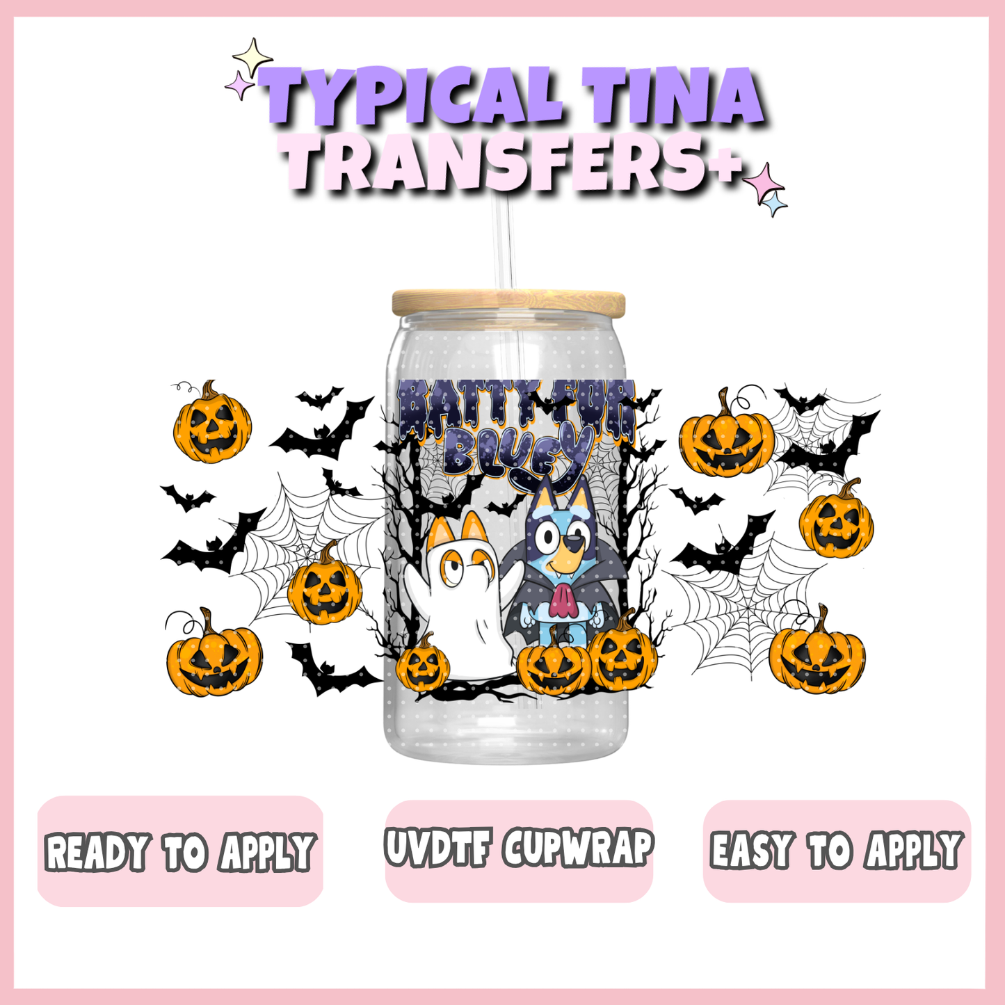 UVDTF #619 | 16oz UVDTF Wrap | POD