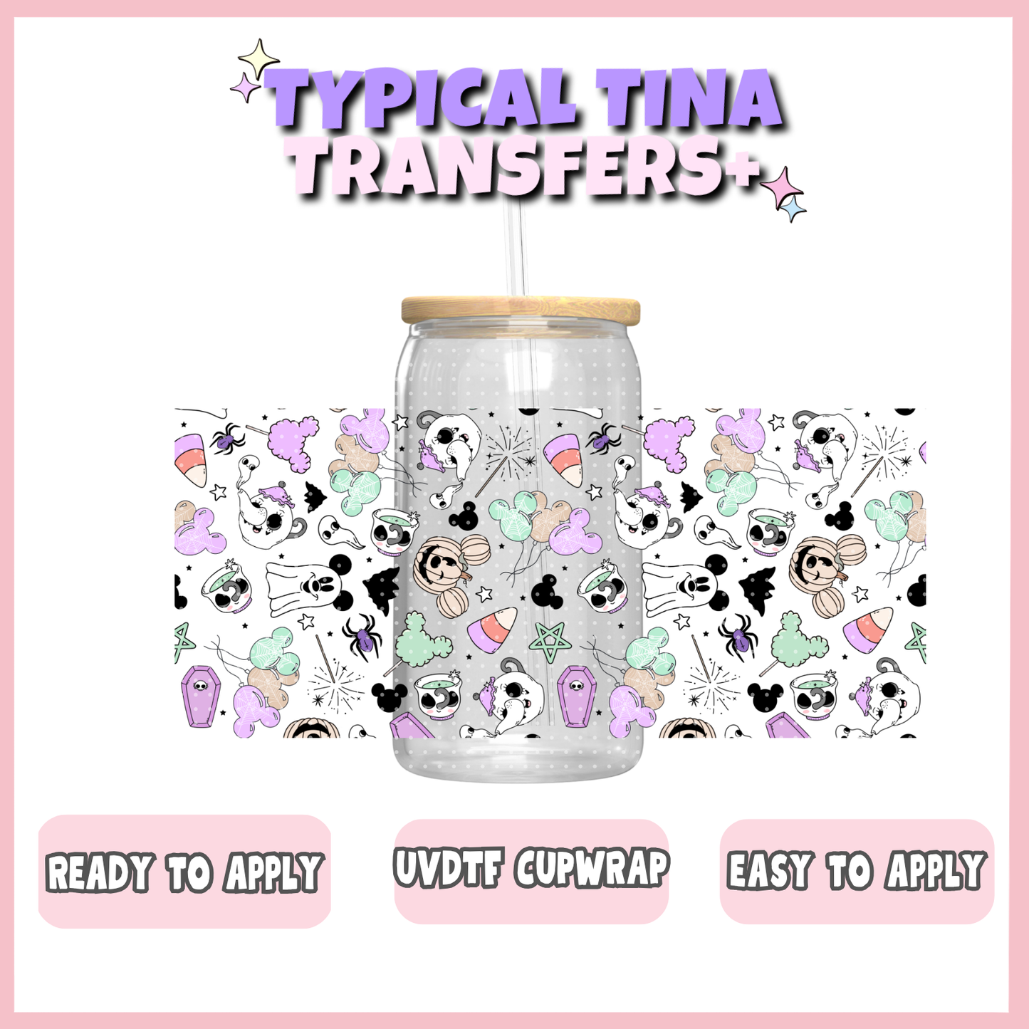 UVDTF #1013 | 16oz UVDTF Wrap | POD