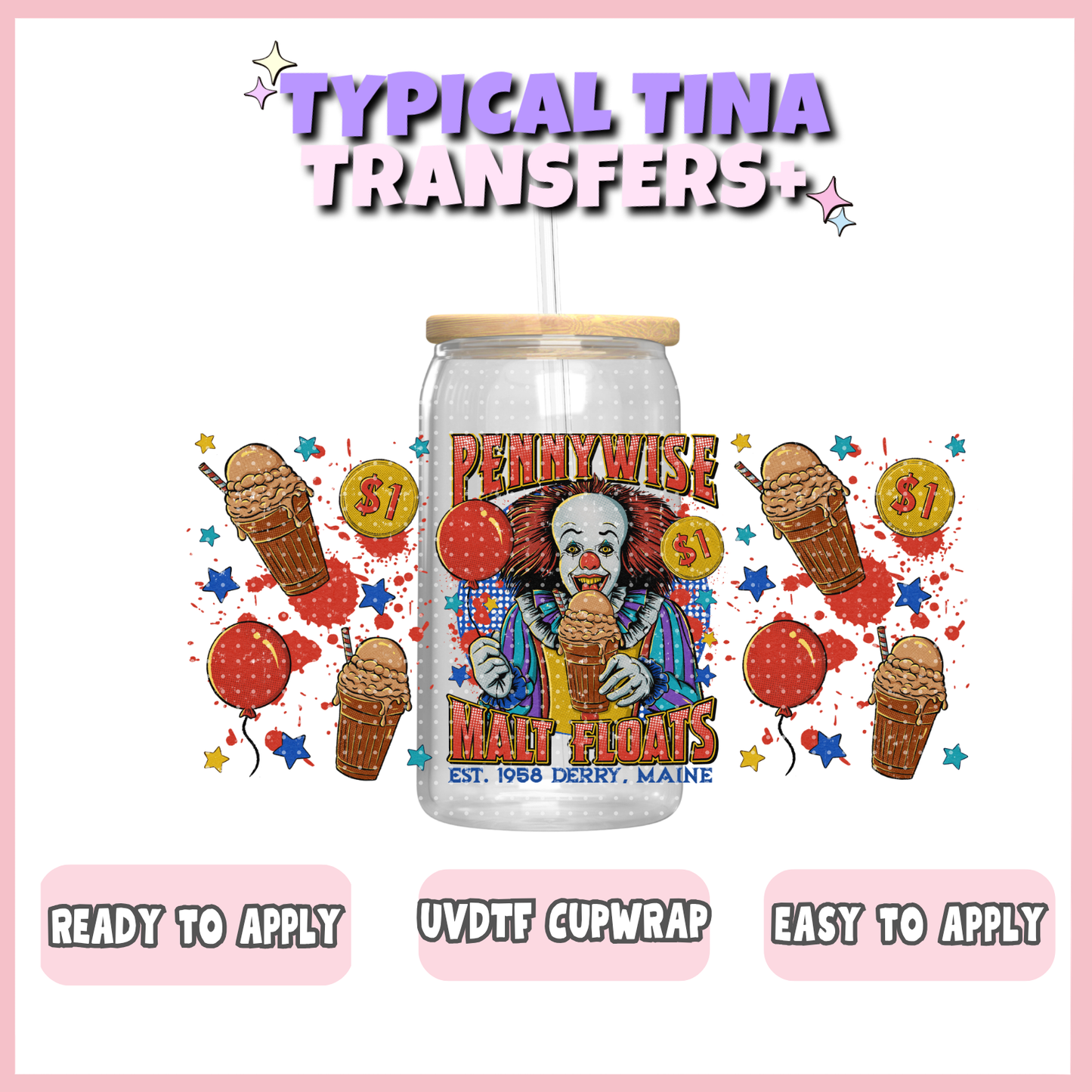 UVDTF #1148 | 16oz UVDTF Wrap | POD