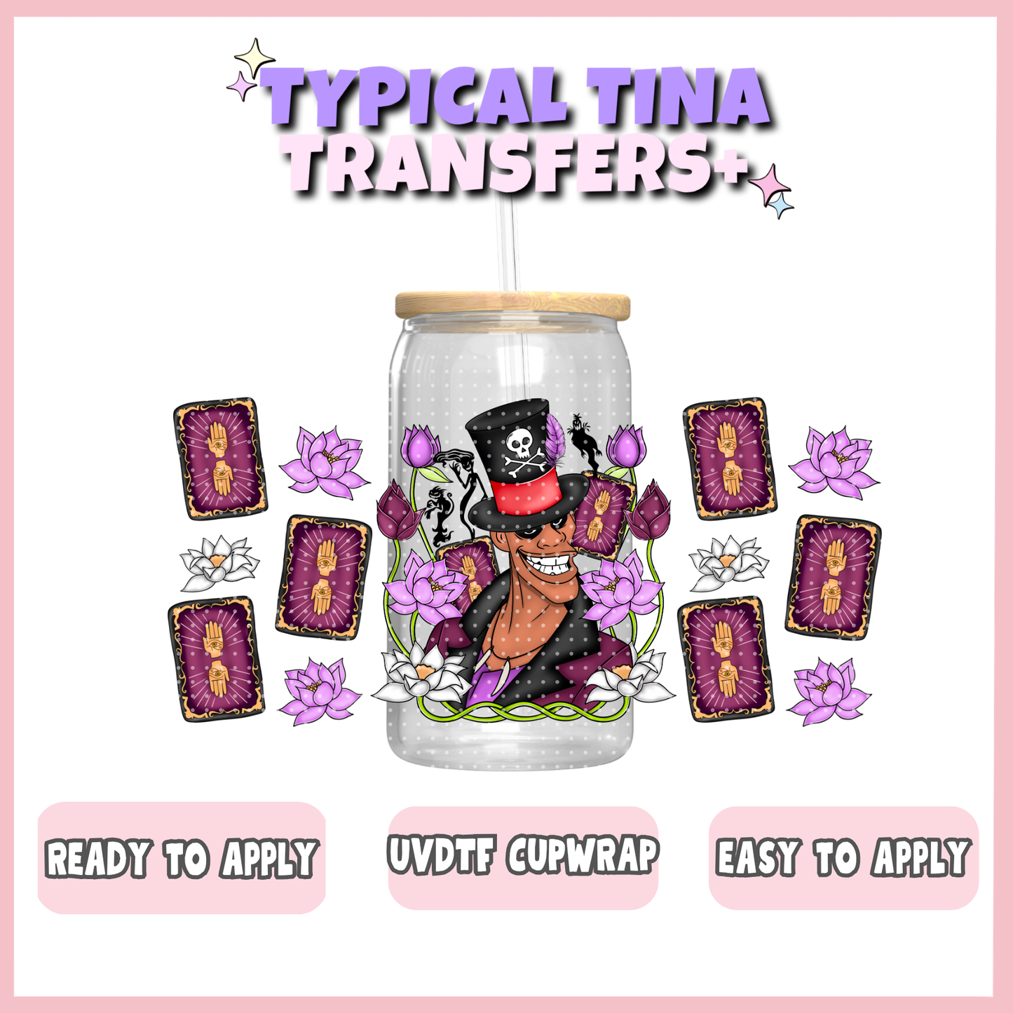 UVDTF #6253 | 16oz UVDTF Wrap | POD