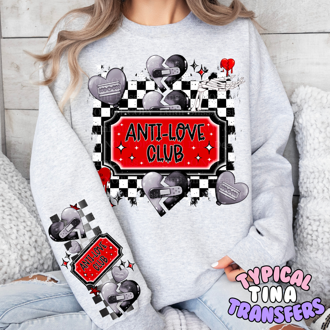 Anti -Love Club | DTF Transfers | POD