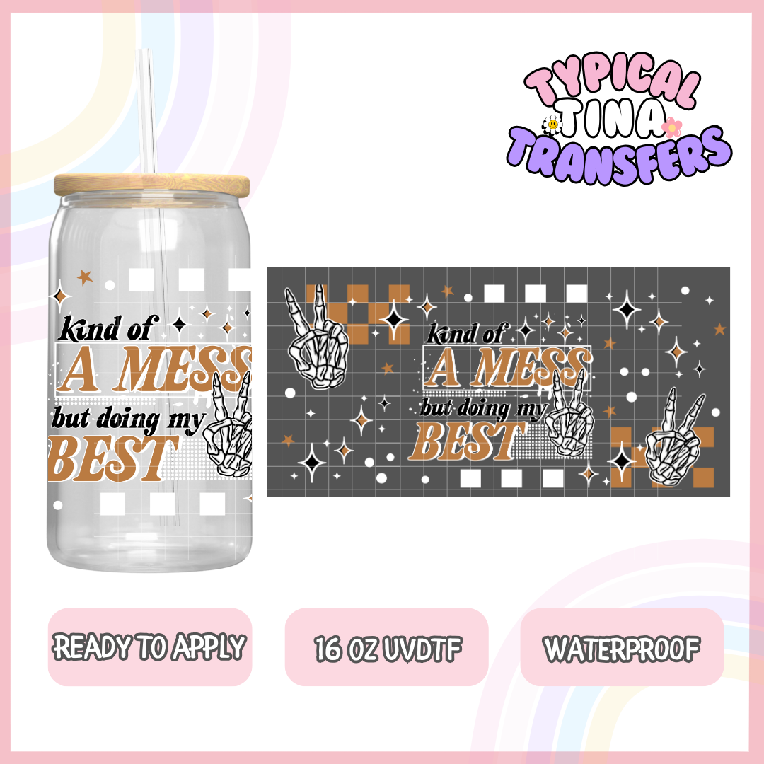 UVDTF #6400 | 16oz UVDTF Wrap | POD