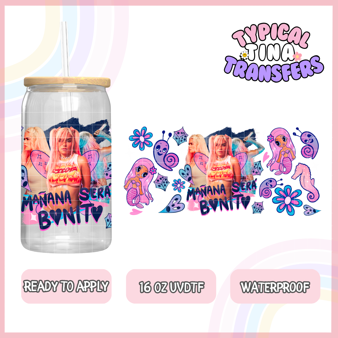 UVDTF #6463 |16oz UVDTF Wrap | POD