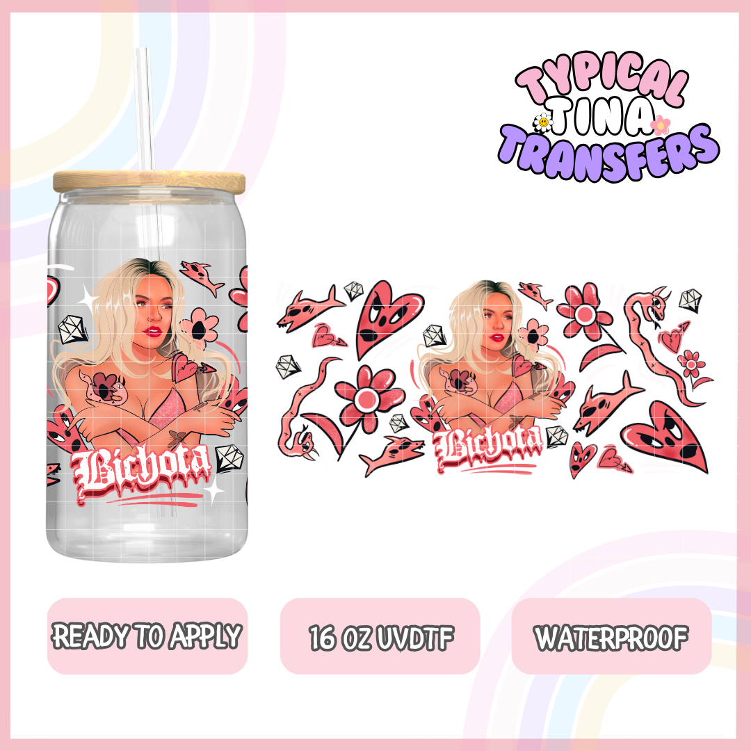 UVDTF #6464 |16oz UVDTF Wrap | POD