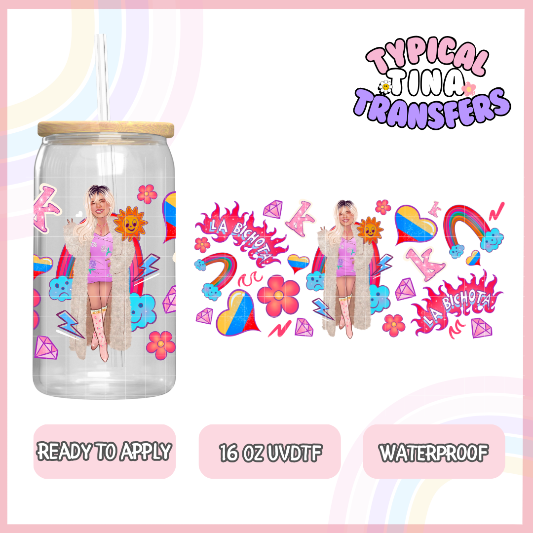 UVDTF #6465 |16oz UVDTF Wrap | POD