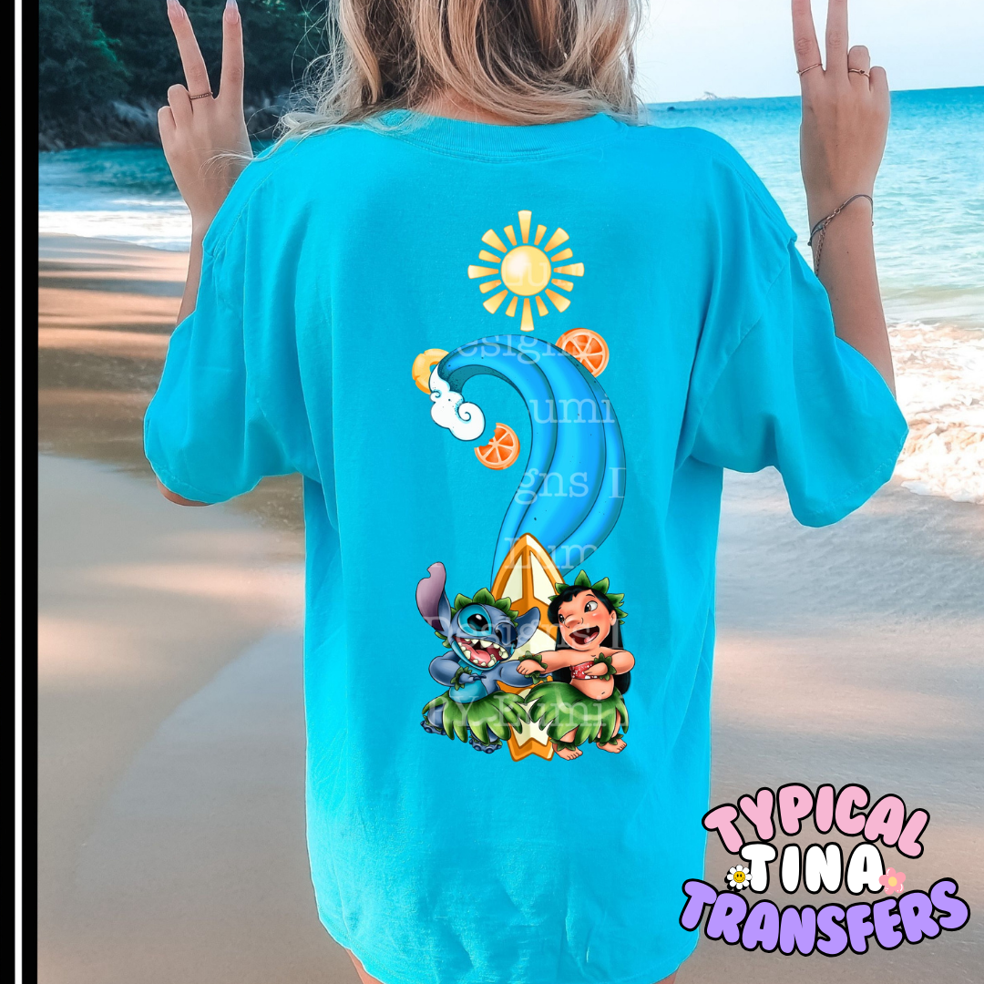 Hula under the sun | DTF Screen Print | POD - choose design