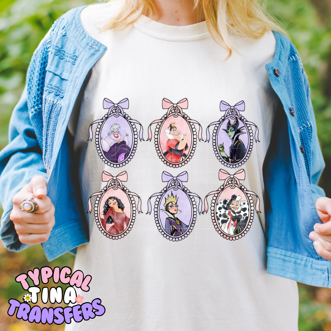 Villain Frames | DTF Screen Print | POD