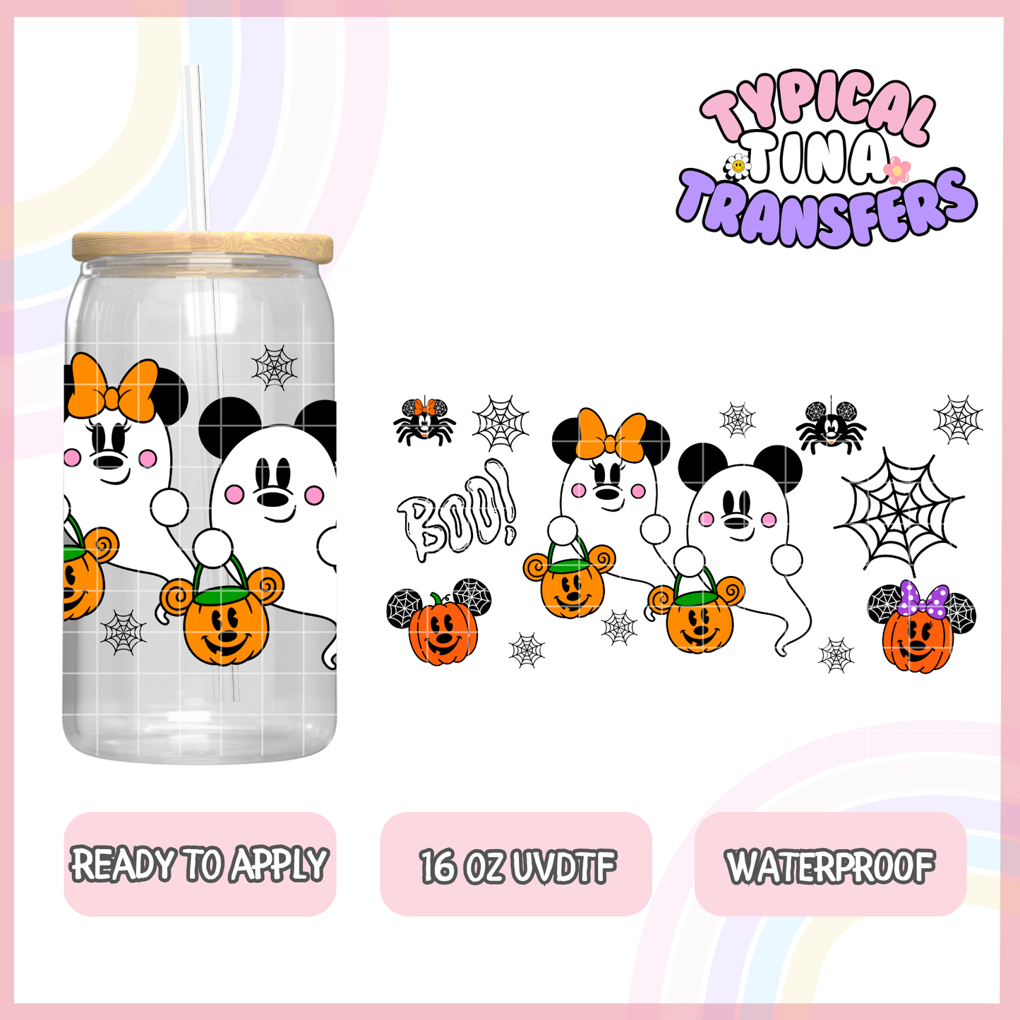 UVDTF #1704 | 16oz UVDTF Wrap | POD