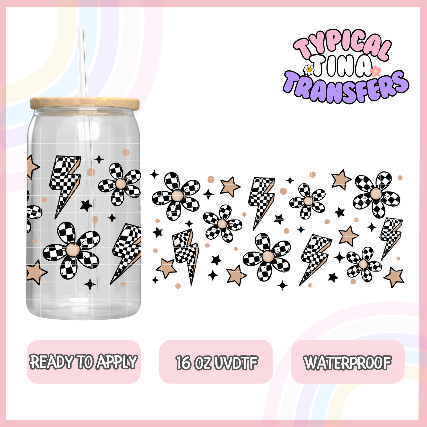 UVDTF #1582 | 16oz UVDTF Wrap | POD
