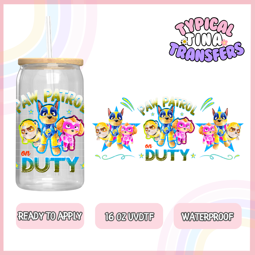 UVDTF #6550 | 16oz UVDTF Wrap | POD
