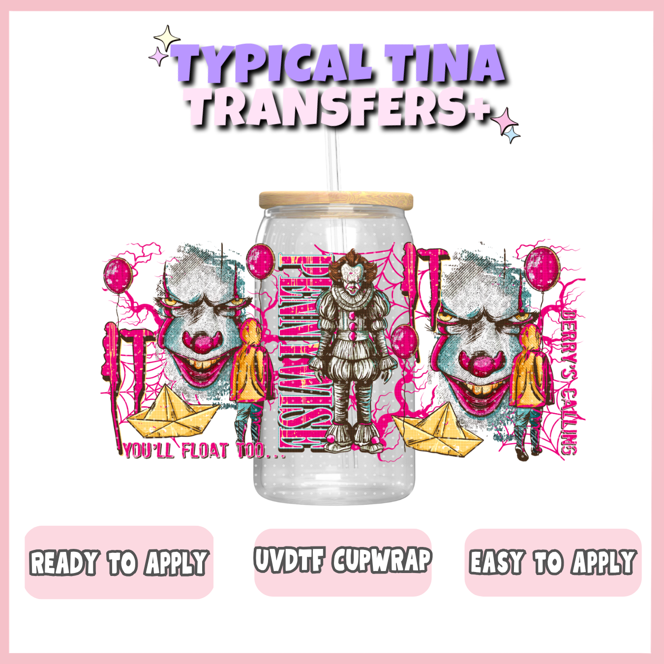 UVDTF #6798 | 16oz UVDTF Wrap | POD