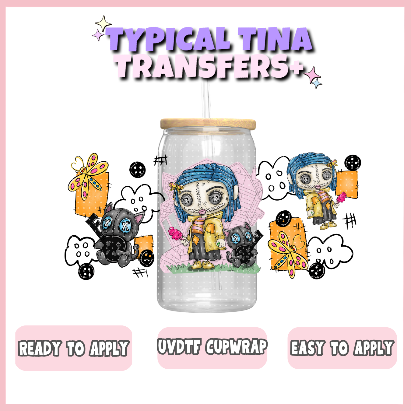 UVDTF #6800 | 16oz UVDTF Wrap | POD