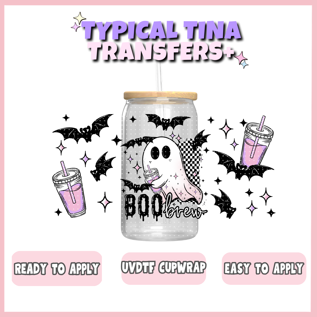 UVDTF #6825 | 16oz UVDTF Wrap | POD