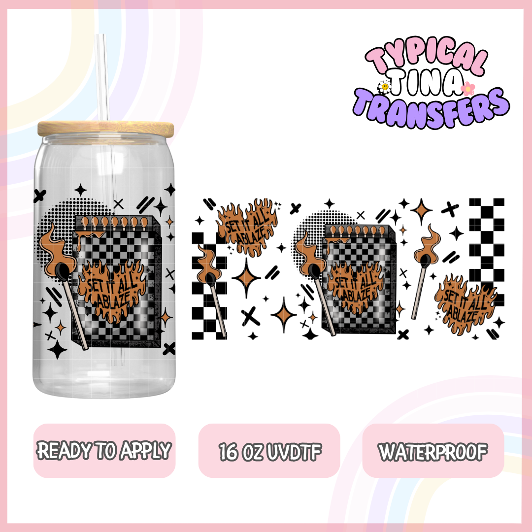 UVDTF #6835 | 16oz UVDTF Wrap | POD
