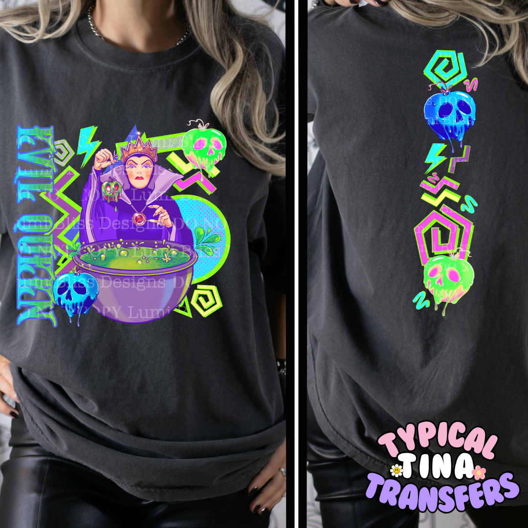 Evil Neon 90's | DTF Screen Print | POD