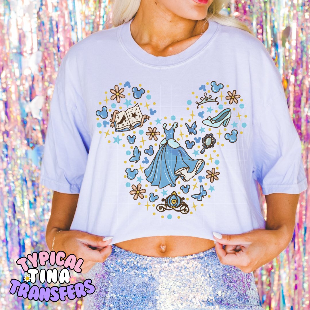 C-ella mouse ears elements | DTF Screen Print | POD