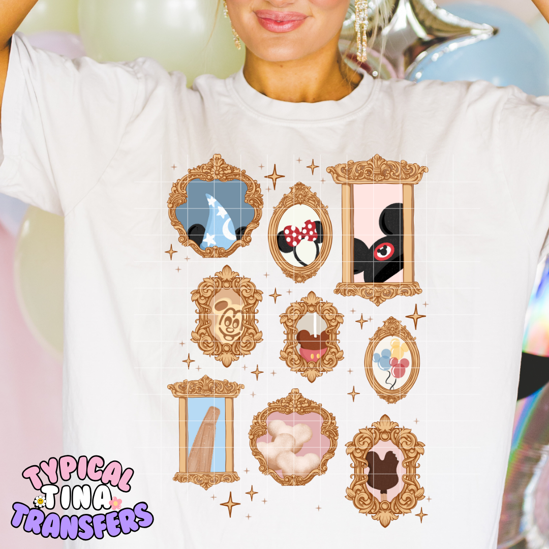 Magical Elements Framed | DTF Screen Print | POD