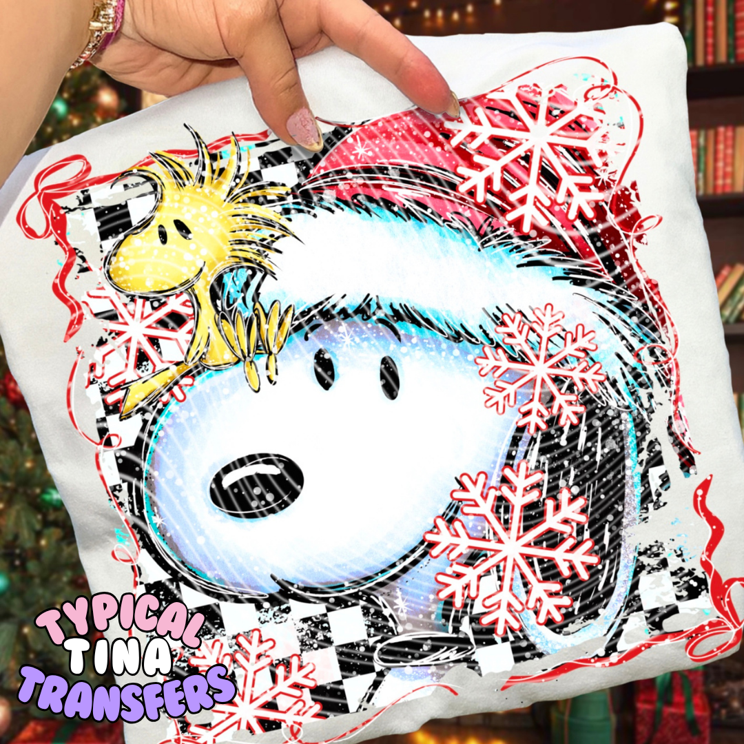 Xmas Snoop Selfie | DTF Transfers | POD