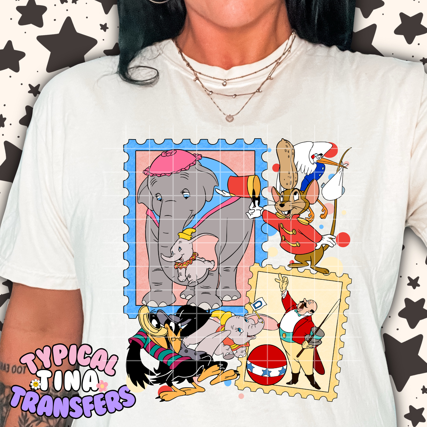 Dis/Cartoon stamps part 2 | DTF Transfer | POD