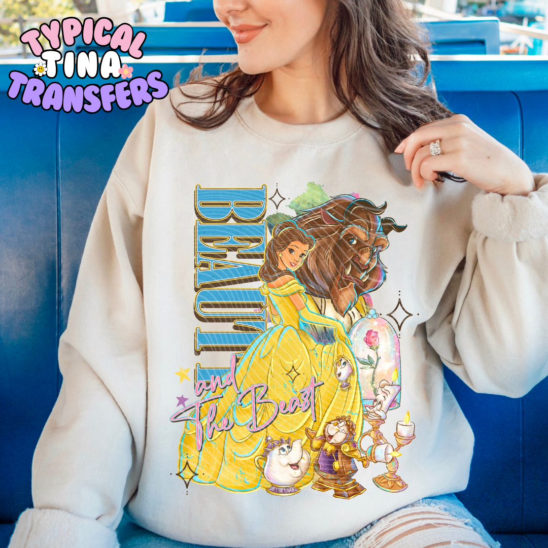 Beauty 90's color tone | DTF Screen Print | POD - choose design