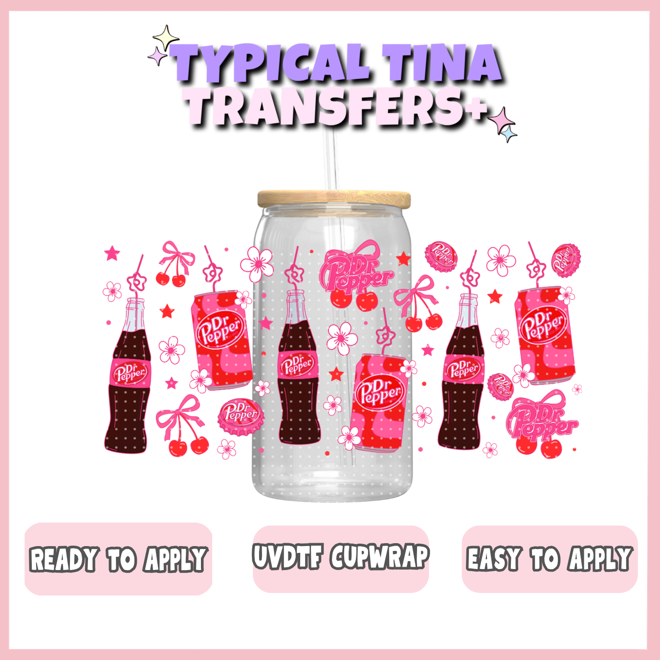 UVDTF #7006 | 16oz UVDTF Wrap | POD