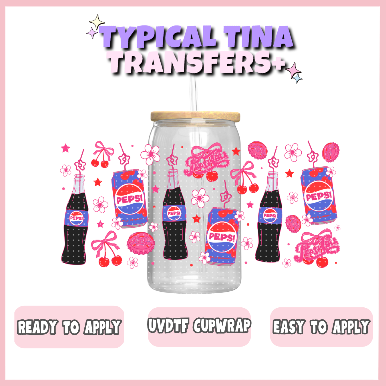 UVDTF #7007 | 16oz UVDTF Wrap | POD