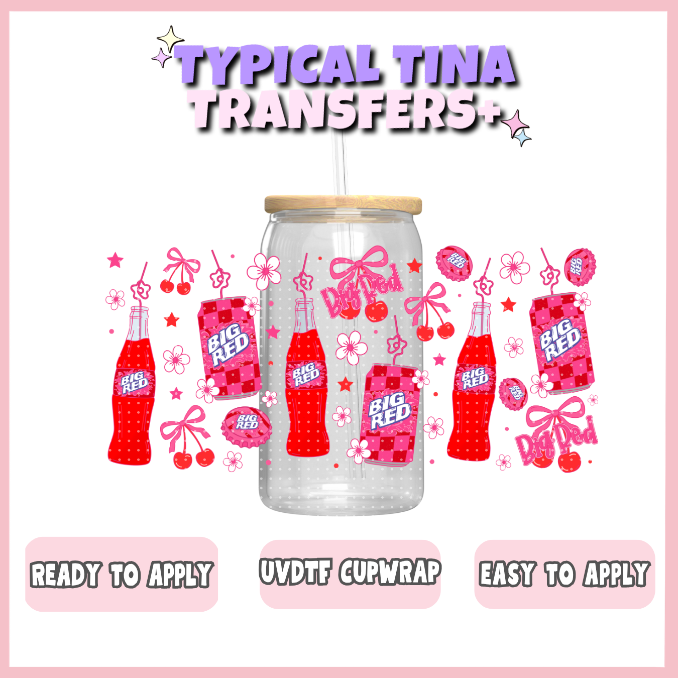 UVDTF #7008 | 16oz UVDTF Wrap | POD