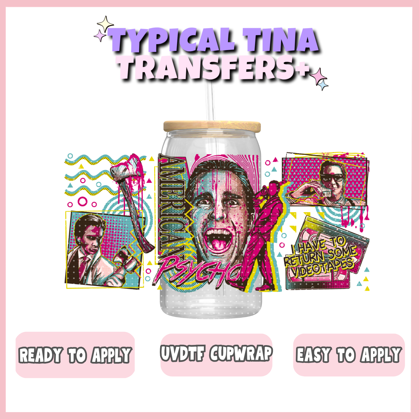 UVDTF #7025 | 16oz UVDTF Wrap | POD