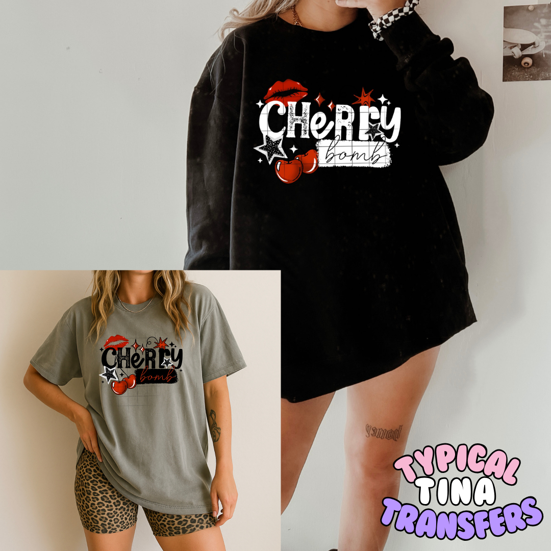Cherry bomb | DTF Transfers | POD