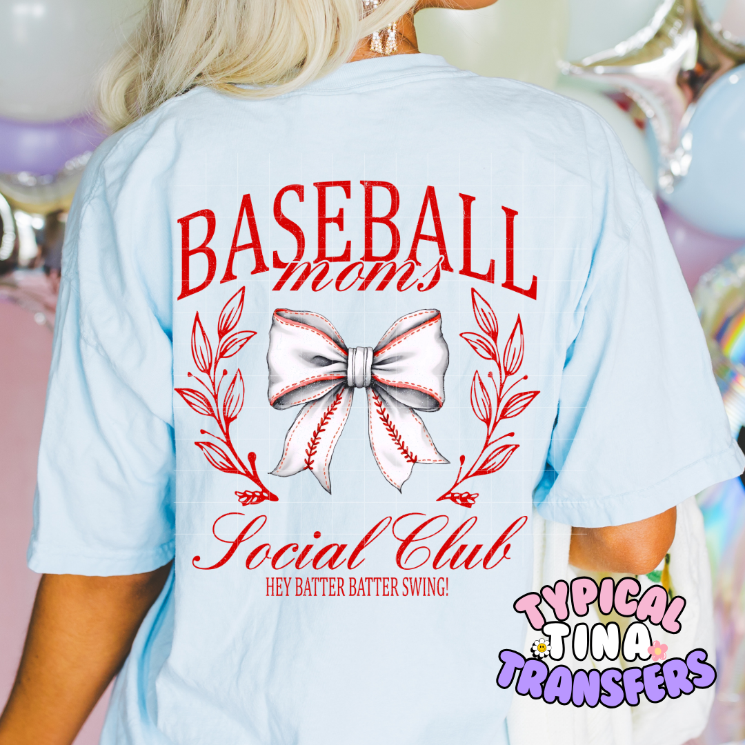 Sports Mom Club | DTF Screen Print | POD - choose design