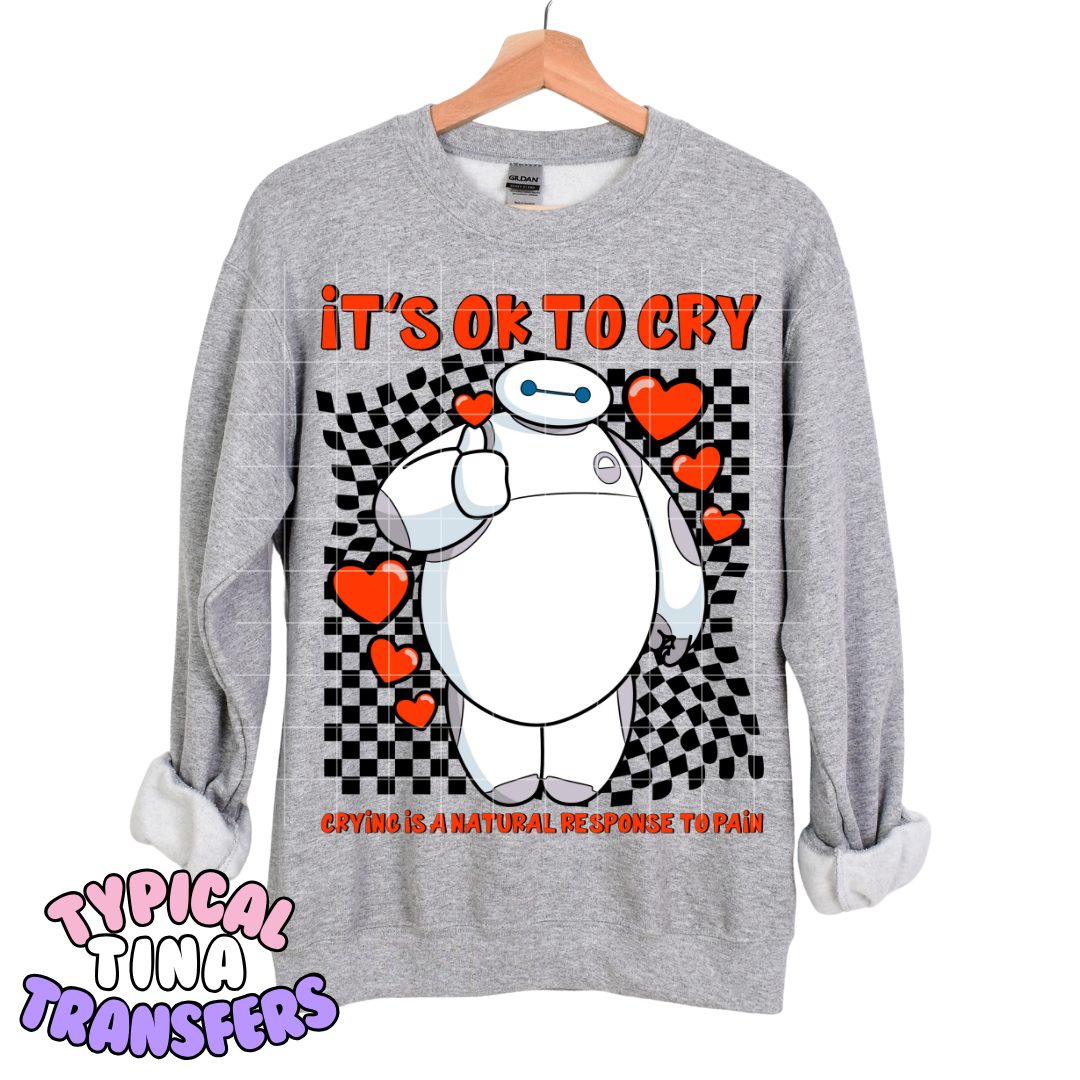 It's okay to cry (Max) | DTF Transfers | POD